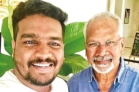 Manu Shaju with Mani Ratnam