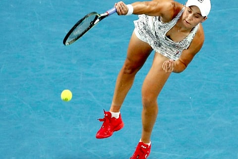 Ashleigh Barty beats Collins (Credit: AFP)