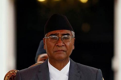 Nepal Prime Minister Sher Bahadur Deuba (Image Credit: ANI)