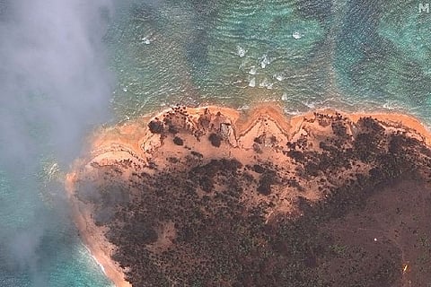 Aerial view of Mango islands. Image Courtesy: Reuters