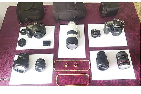 The recovered stolen articles