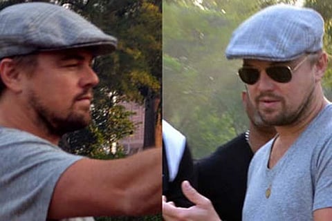 What is Leonardo DiCaprio doing in India?
