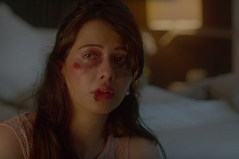A still from the video Boys Dont cry