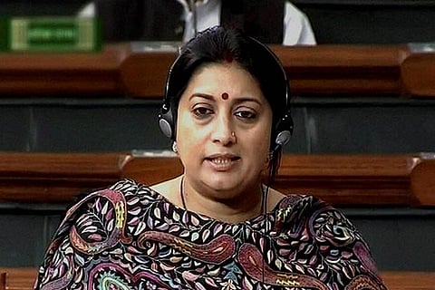 New education policy to come up next year: Smriti Irani