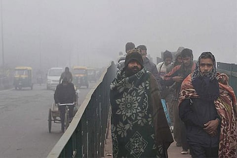 Cold wave across North India