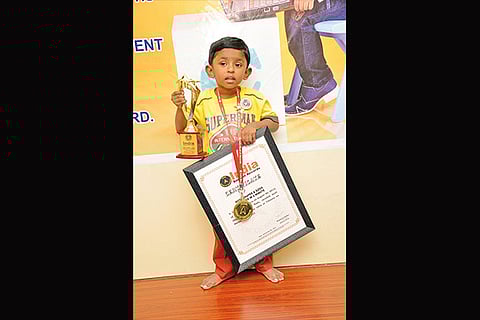 Two-year-old V. Varun Sriram