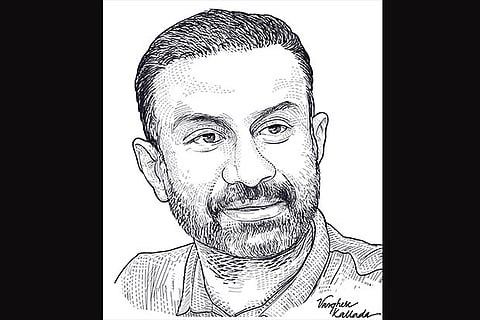 Hanif Sattar, Director of Hasbro Clothing (Illustration by Varghese Kallada)