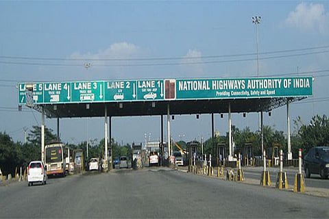 Sriperumbudur toll plaza on Chennai-Krishnagiri highway where experiment is on for ETC