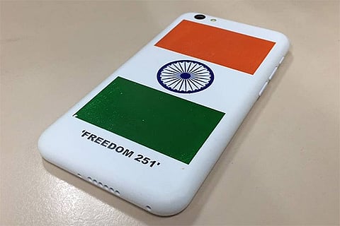 The Freedom 251 handset