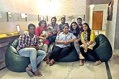 The young team that has been driving the online campaign of the State Election Commission