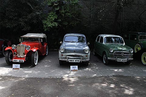 Vintage cars in running condition that took part in a classic car event in chennai (Photo: Prakaash)