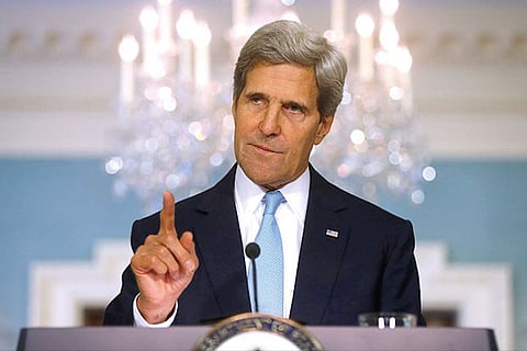 US Secretary John Kerry
