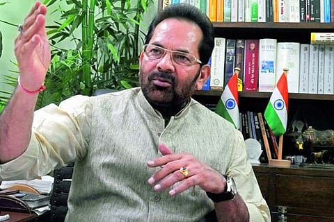 BJP leader Mukhtar Abbas Naqvi