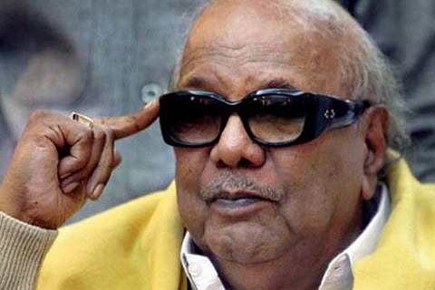 DMK President M Karunanidhi
