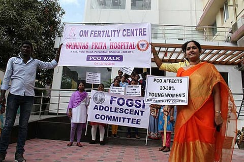 A recently held road rally to spread awareness about PCOS