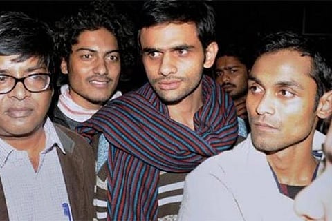 Umar Khalid and Anirban Bhattacharya