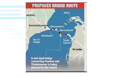 Proposed bridge route
