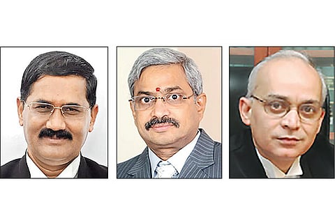 Huluvadi Ramesh, Nooty Ramamohana Rao and Rajiv Shakdher