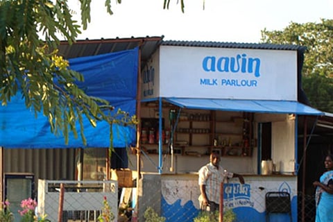 File photo of Aavin Milk Booth