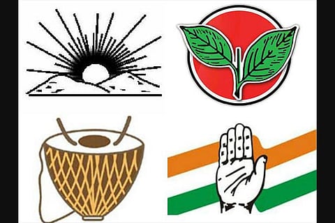 Image representing political parties contesting in the Tamil Nadu Election