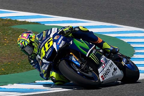 Valentino Rossi wins Spanish GP from pole
