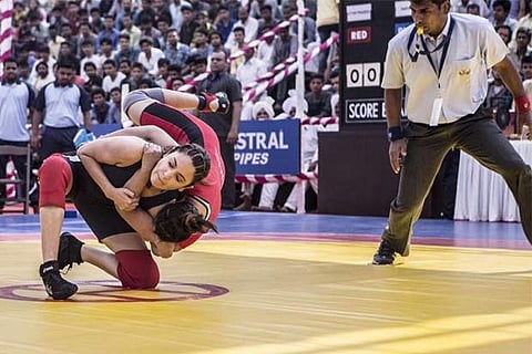 Anushka Sharma in a still from Sultan