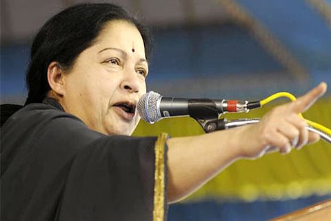 AIADMK supremo J Jayalalithaa