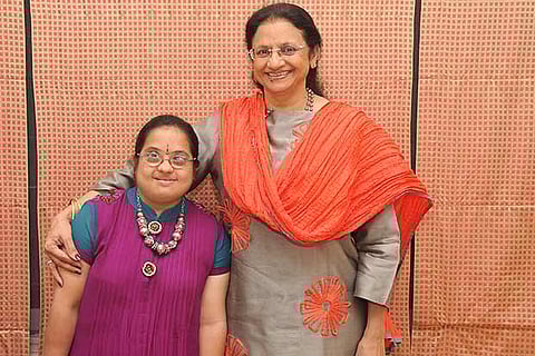 Dr. Rekha Ramachandran with Babli (Photo: Justin George)