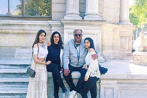 Actress Sridevi holidaying in Georgia with her family