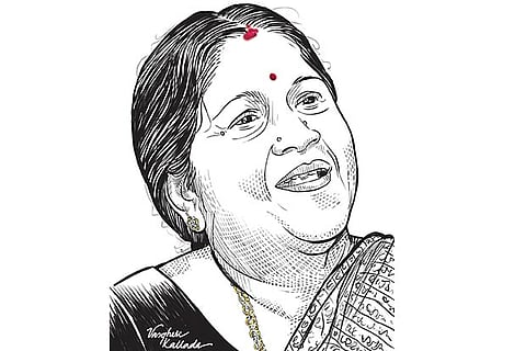 Dr Thangam Meganathan, Chairperson, Rajalakshmi Institutions (Illustration by Varghese Kallada)
