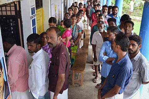 A file photo of the Kerala Assembly polls