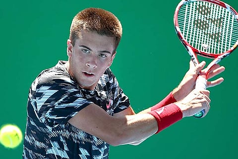 Croatian teenager Borna Coric has many uncanny similarities to a young Novak Djokovic