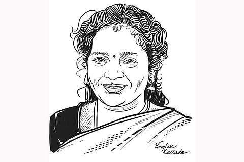 BJP state unit president Dr Tamiliasi Soundrarajan (Illustration by Varghese Kallada)