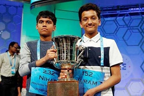 Nihar Saireddy Janga and Jairam Jagadeesh Hathwar (Photo: Reuters)