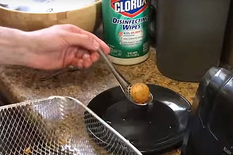 Screen shot from the viral video