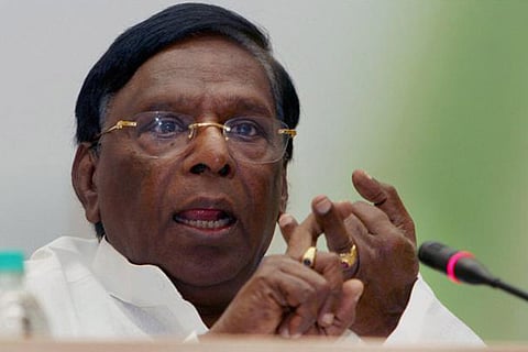 Congress government headed by V Narayanasamy is likely to be sworn in on June 6 or 8