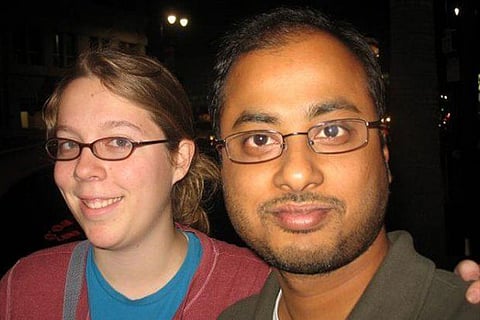 Mainak Sarkar the on the right