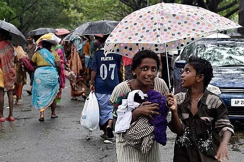 File photo of Dec 2015' rain in Chennai