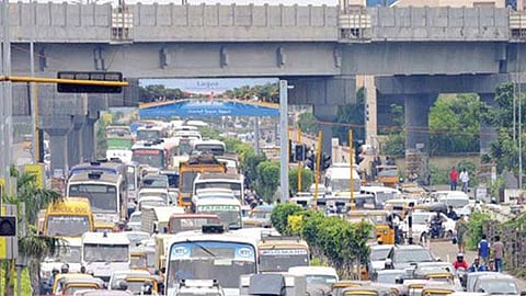 Image representing traffic jam in Chennai city