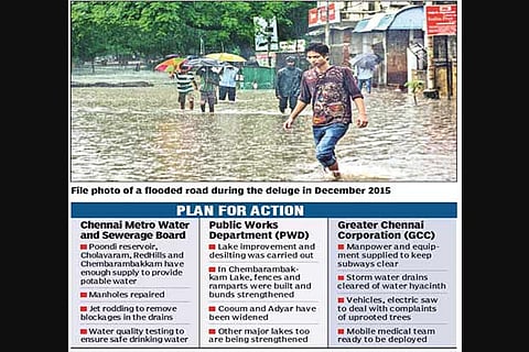 After lessons from 2015 deluge, city braces for monsoon battle