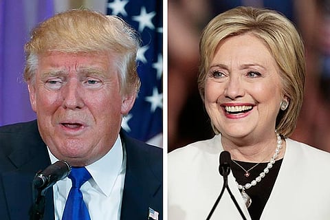 Donald Trump and Hillary Clinton