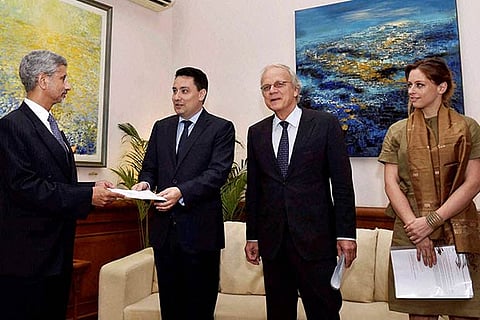 Foreign Secretary S Jaishankar receives MTCR membership papers from France Ambassador