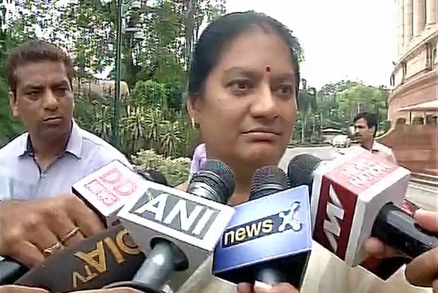 Rajya Sabha MP M Sasikala Pushpa