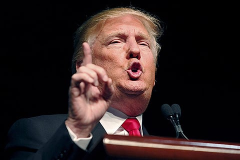 Republican presidential nominee Donald Trump