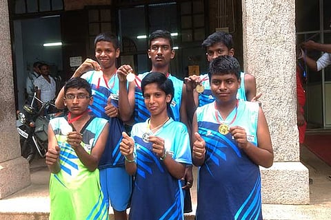 Special athletes who excelled at national-level events were felicitated at Madurai Collectorate