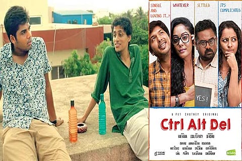A scene from Black Sheep by Stray Factory; (right) poster of the popular Ctrl Alt Del on Put Chutney