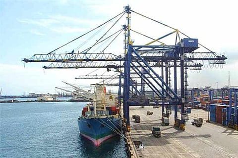 File photo of the Chennai Port