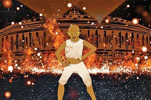 Internet loves video of Gandhiji breakdancing to anti-establishment rap