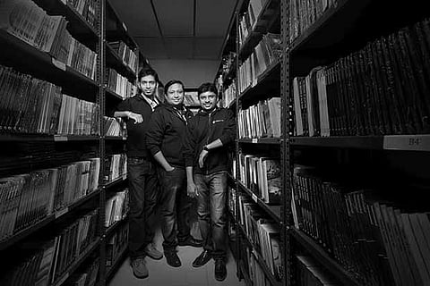 (L-R) Bhargava Adepalley, Naveen Valsakumar and Jana Pillay