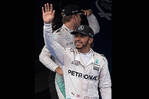 World champion Lewis Hamilton